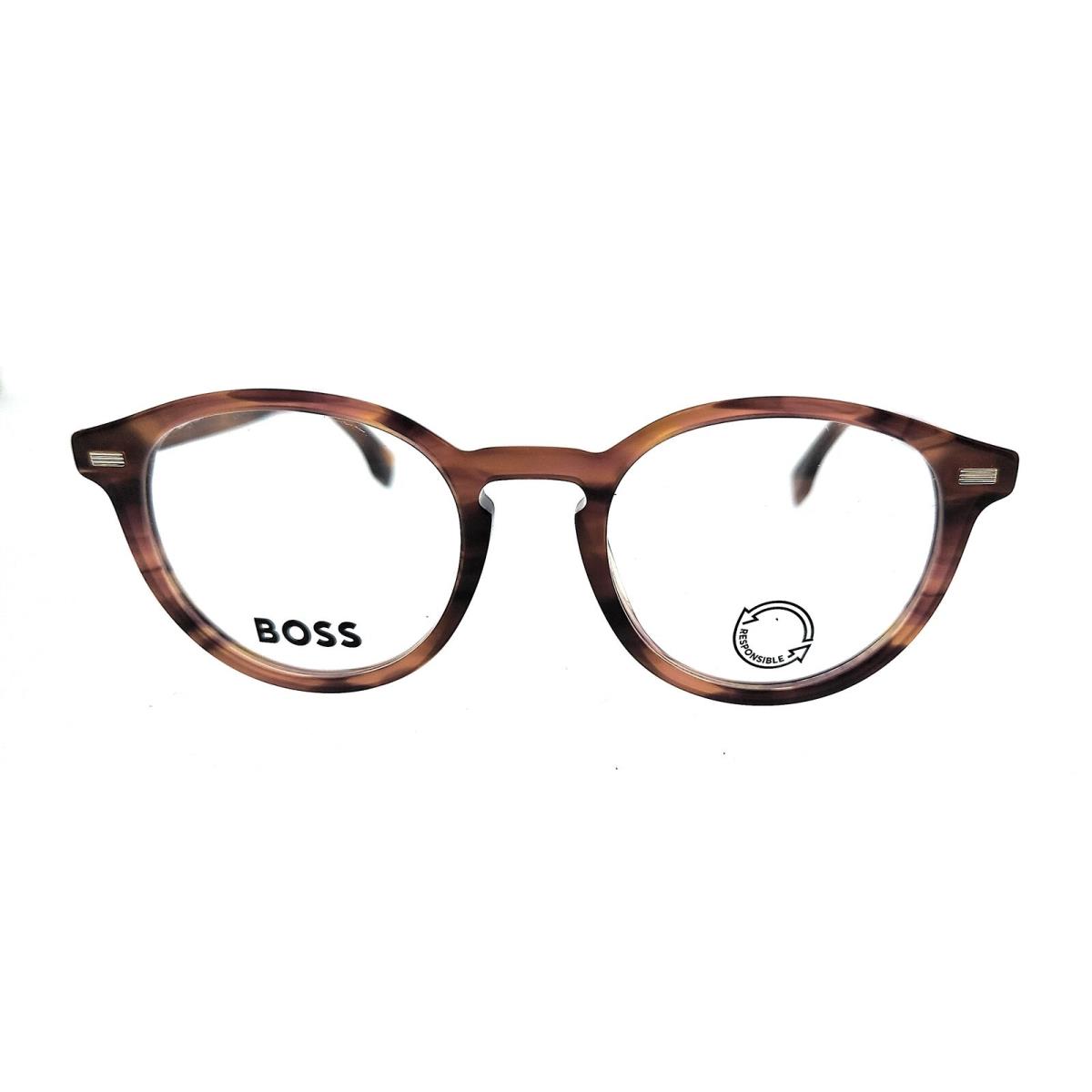 Hugo Boss Boss 1367 SX7 Light Havana Round Optical Frames