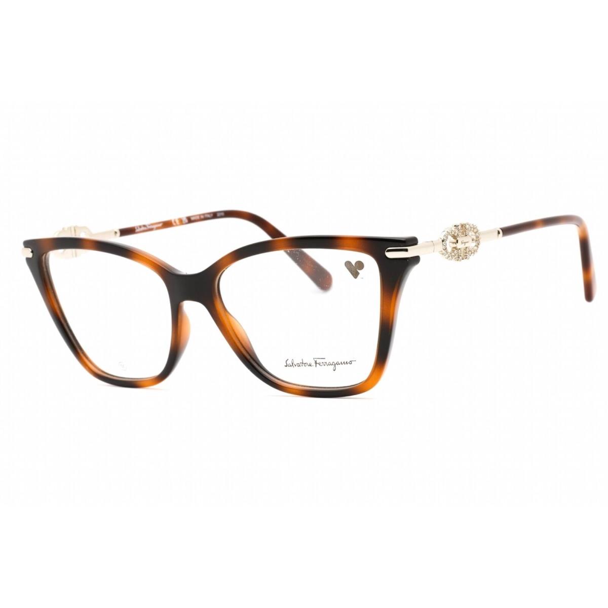 Salvatore Ferragamo Women`s Eyeglasses Tortoise Plastic Shape Frame SF2949R 240
