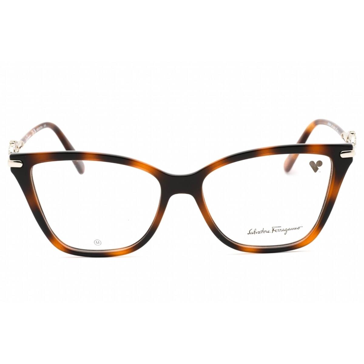 Salvatore Ferragamo Women`s Eyeglasses Tortoise Plastic Shape Frame SF2949R 240