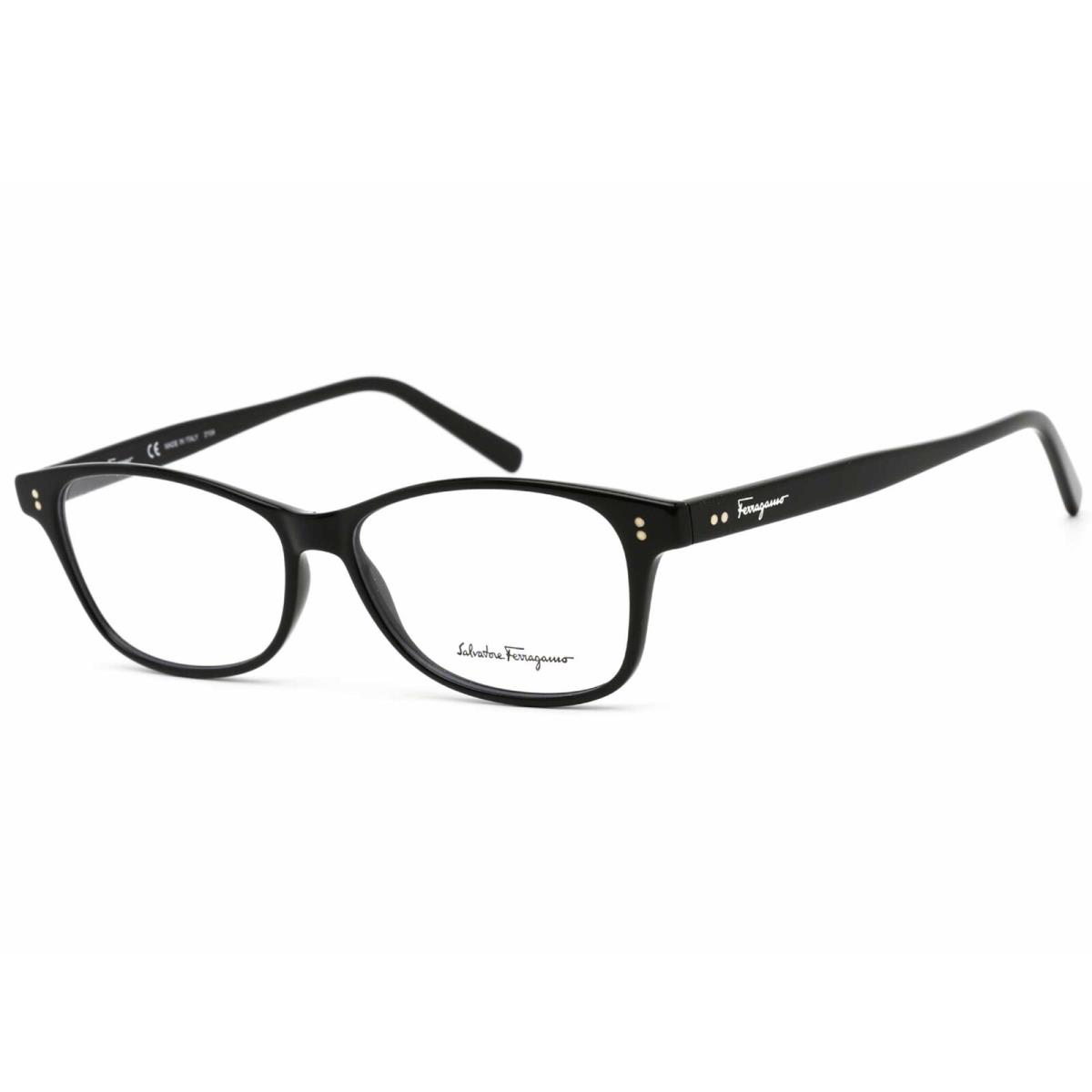 Salvatore Ferragamo Women`s Eyeglasses Black Full-rim Plastic Frame SF2910 001