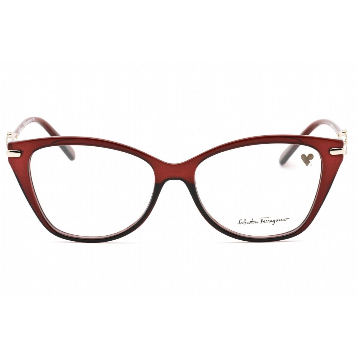 Salvatore Ferragamo SF2937R-655-54 Eyeglasses Size 54mm 15mm 140mm Wine Women