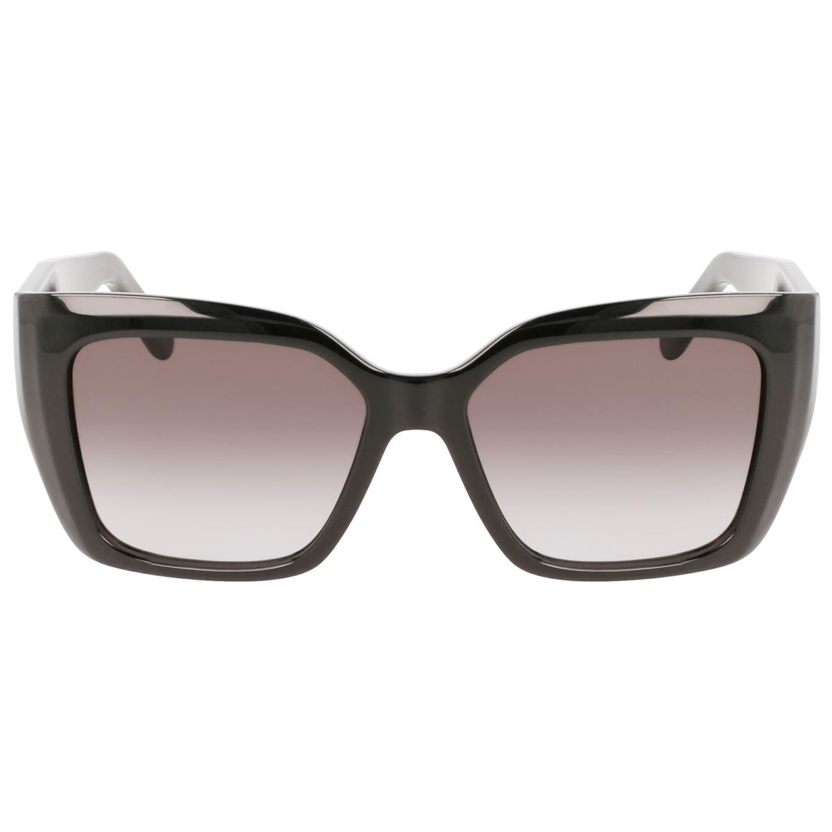 Salvatore Ferragamo Woman`s Chunky Square W/pattern Temples - SF1042S-001 Italy