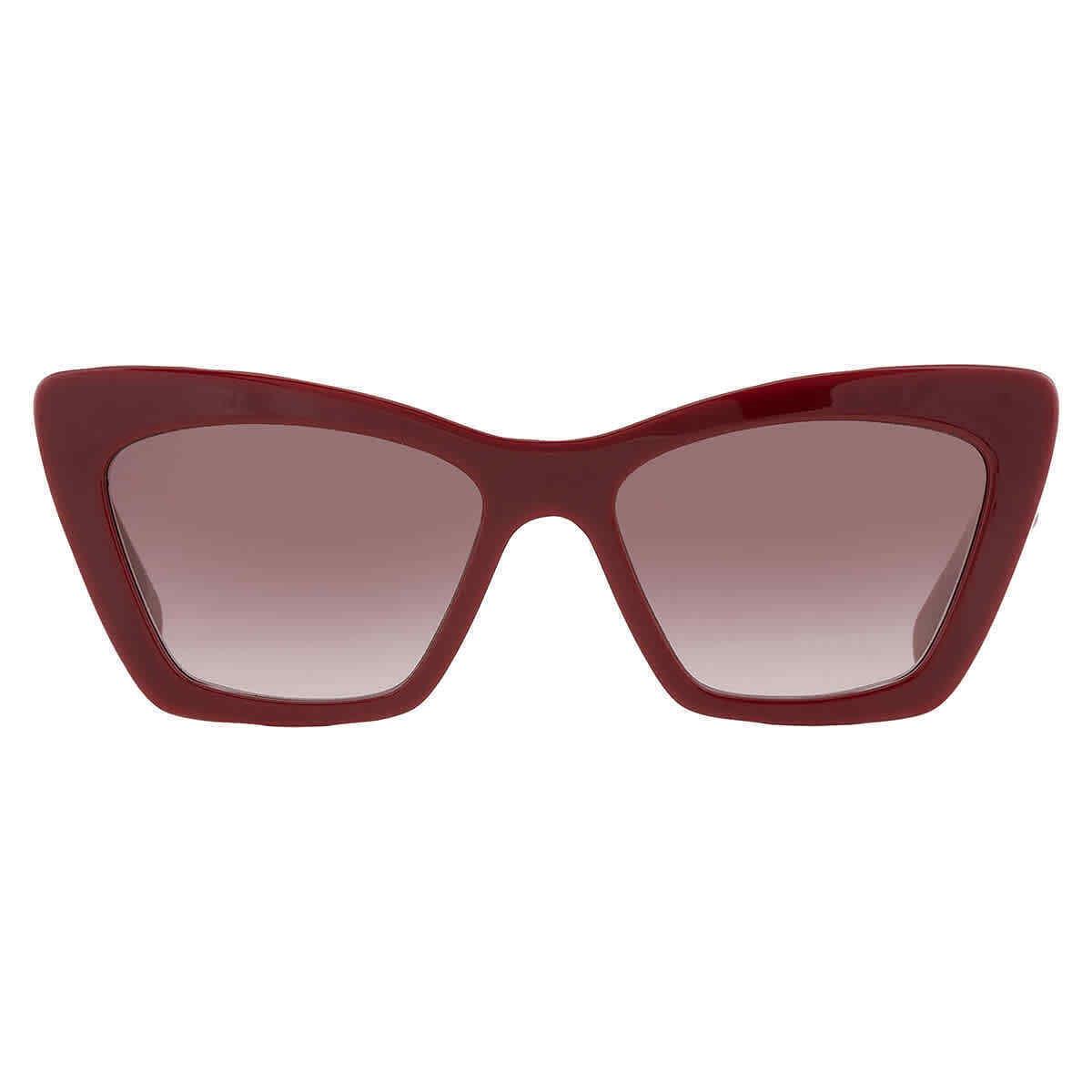 Salvatore Ferragamo Bordeaux Gradient Cat Eye Ladies Sunglasses SF1081SE 603 55