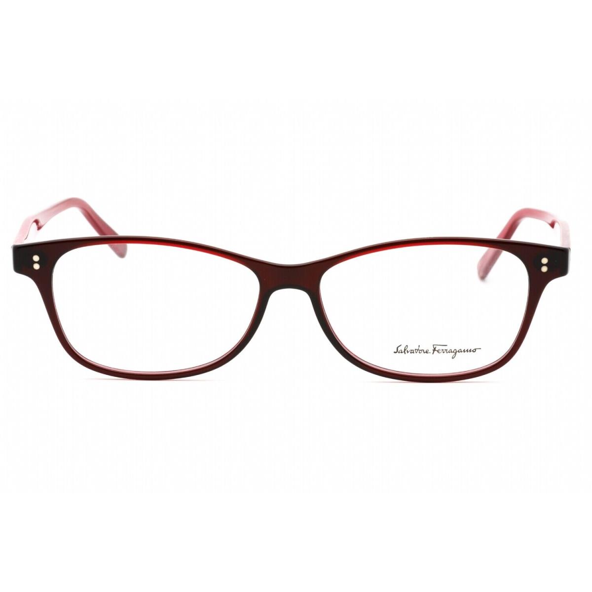 Salvatore Ferragamo SF2910-612-55 Eyeglasses Size 55mm 14mm 145mm Burgundy Women