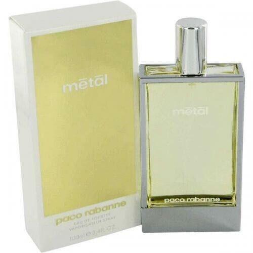 Paco Rabanne Metal For Women 3.4 oz Eau de Toilette Spray