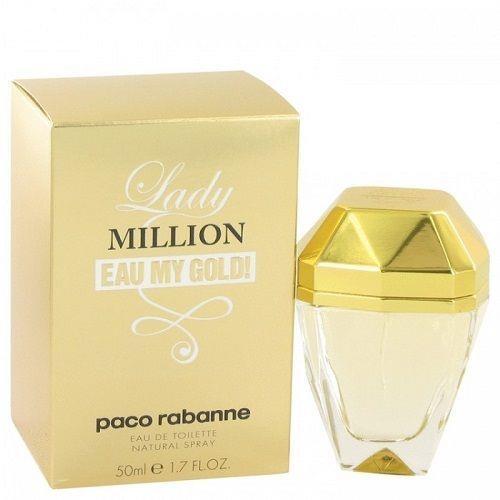 Lady Million Eau My Gold 1.7 oz Edt Spray by Paco Rabanne