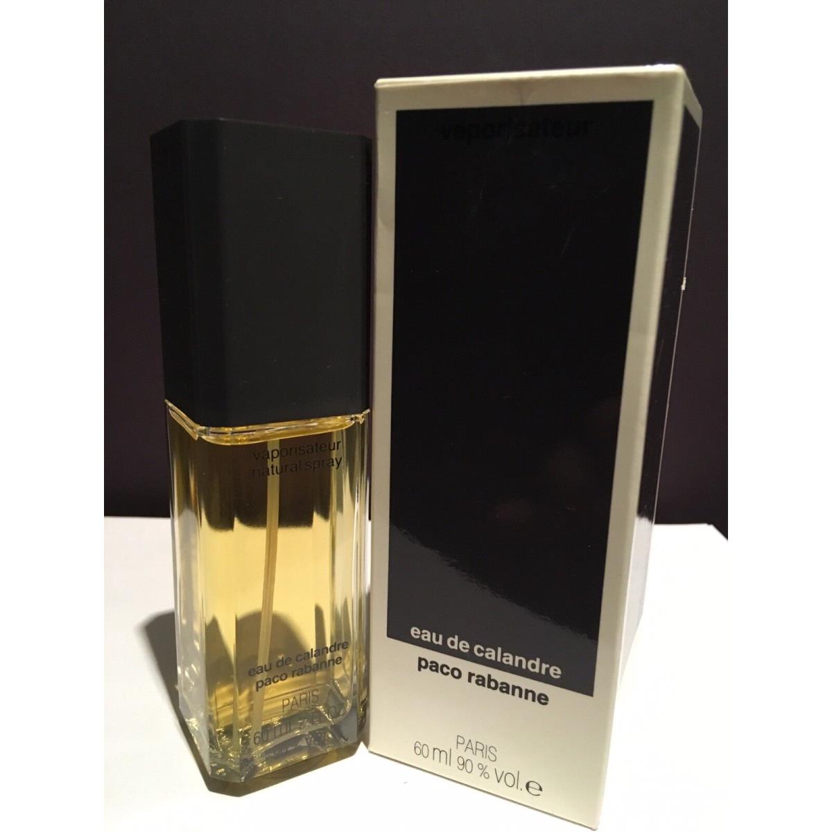 Eau DE Calandre Paco Rabanne Edt Spray 2 oz / 60ml Rare