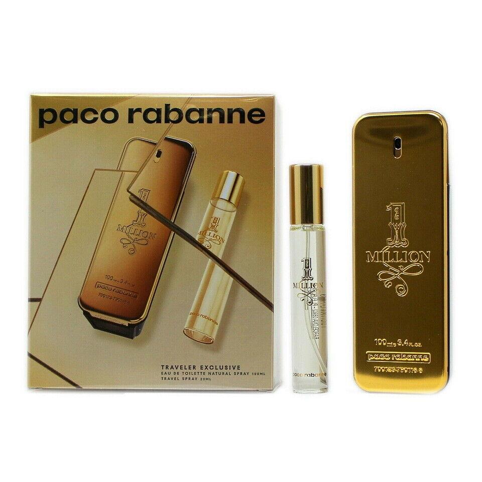 Paco Rabanne One Million Eau de Toilette 2PCS Gift Set For Men