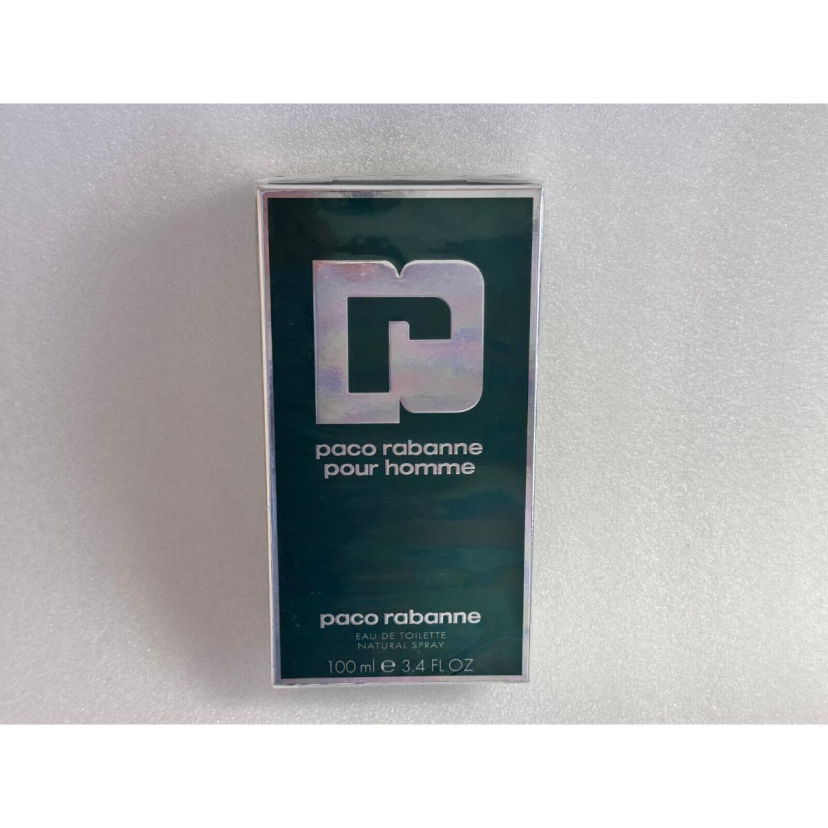 Paco Rabanne Pour Homme 3.4 oz Eau De Toilette Spray