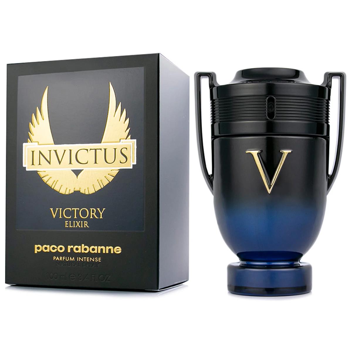 Invictus Victory Elixir Paco Rabanne 3.4 oz / 100ml Parfum Intense Men Cologne