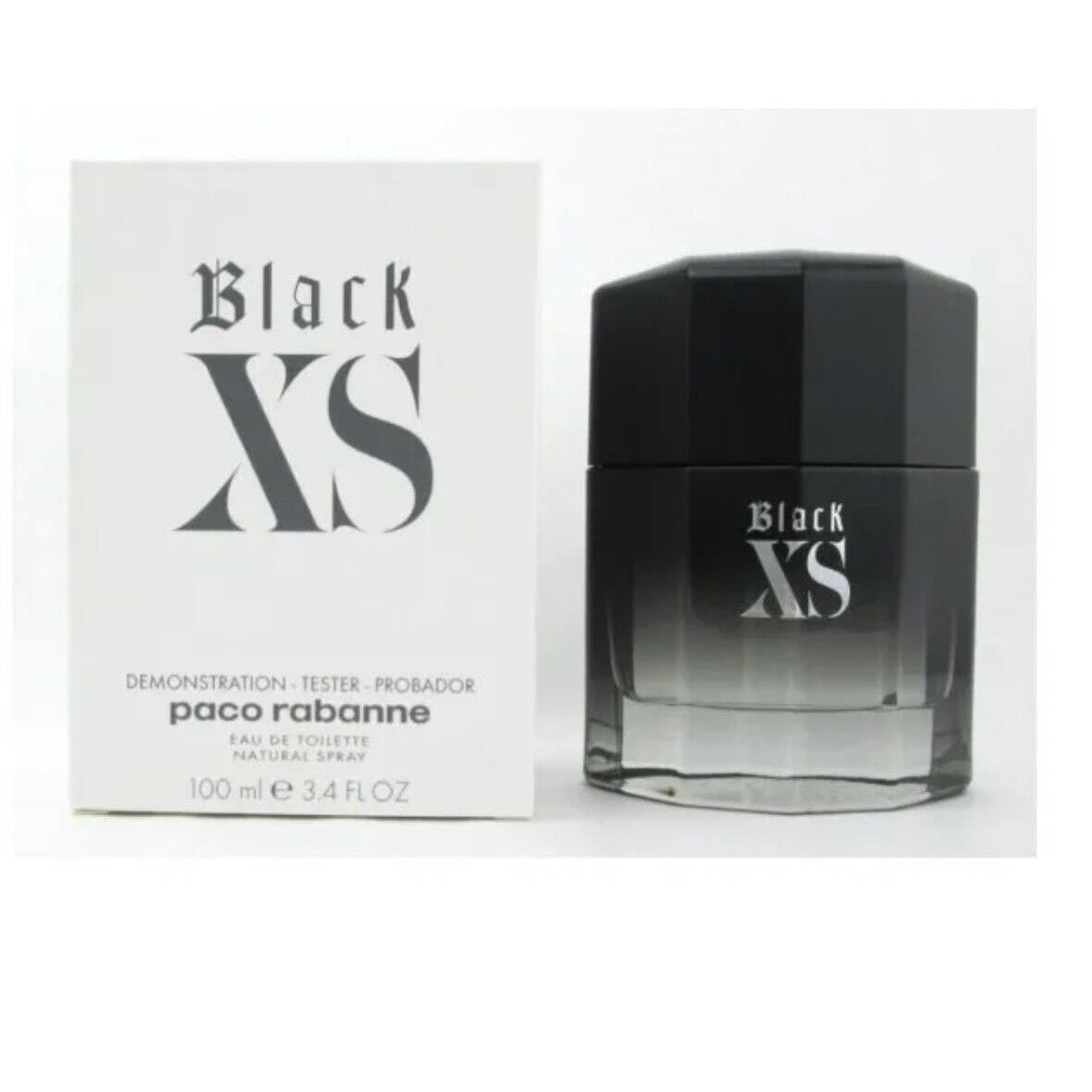 Black Xs by Paco Rabanne Eau De Toilette Spray Tester 3.4 oz For Men