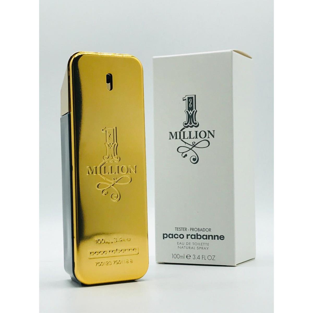 Paco Rabanne One Million Men Cologne Spray 3.4 oz Box As Shown