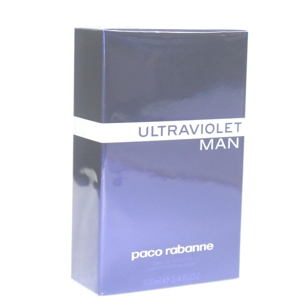 Paco Rabanne Ultraviolet Cologne For Men 3.4oz / 100ml Eau de Toilette Spray