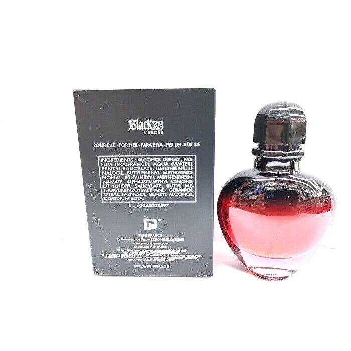 Black XS L`exces For Women By Paco Rabanne Eau de Parfum Spray 1.6 fl oz