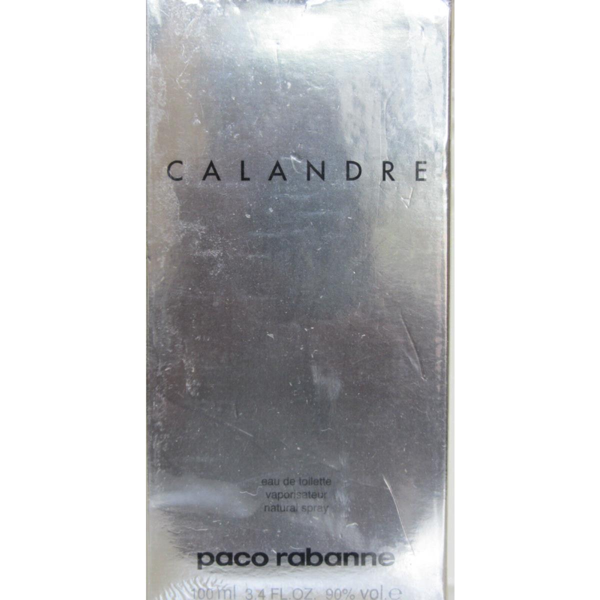 Vintage Calandre For Women By Paco Rabanne 3.4 oz Eau de Toilette Spray