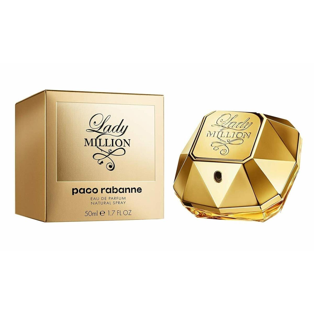 Lady Million by Paco Rabanne 1.7 Oz Eau De Parfum Spray For Women