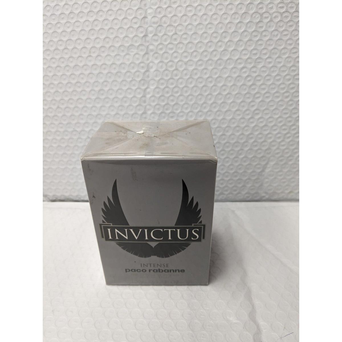 Invictus Intense by Paco Rabanne For Men 3.4 OZ/100ML Eau De Toilette