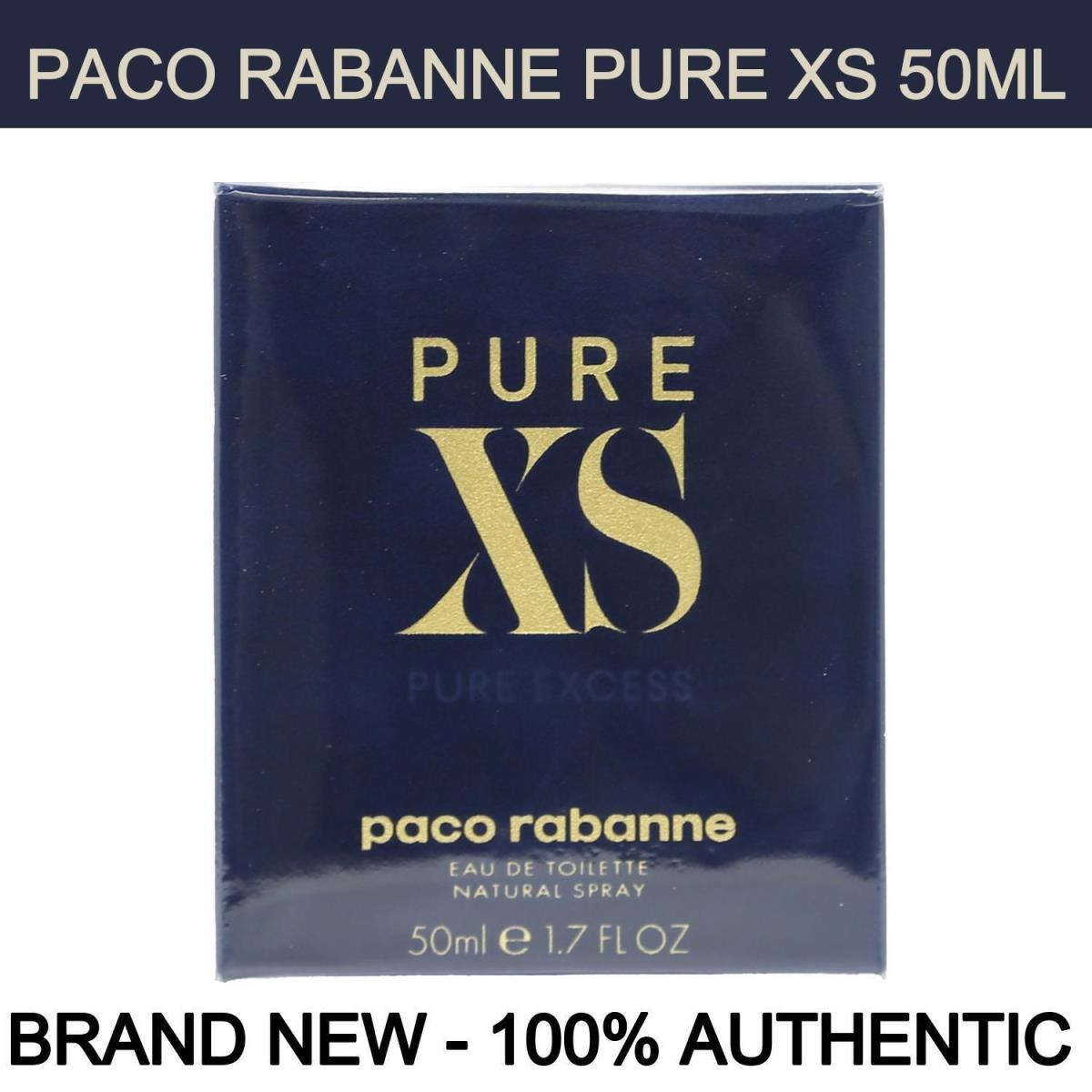 Paco Rabanne Pure XS Eau de Toilette For Men 50ml Spray Bottle