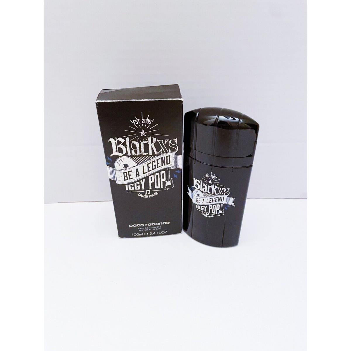 Paco Rabanne Black XS Be A Legend Iggy Pop Limited Edition Edt 3.4 oz/100 ml