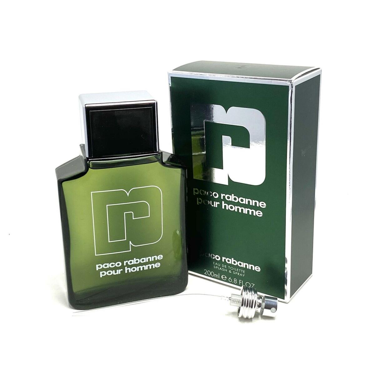 Paco Rabanne Pour Homme By 6.8 Fl.oz Eau De Toilette Splash and Spray For Men