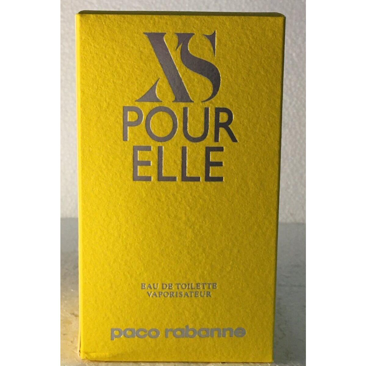 XS Pour Elle Paco Rabanne For Women Eau de Toilette 50ml in Unsealed Box