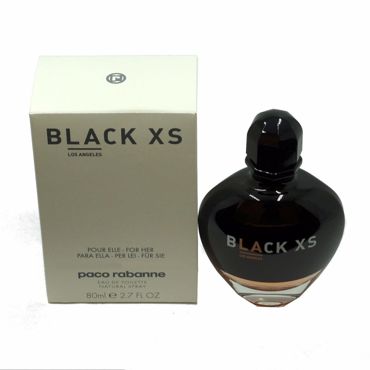 Black XS Los Angeles BY Paco Rabanne For Her Eau DE Toilette Spray 80 ML T