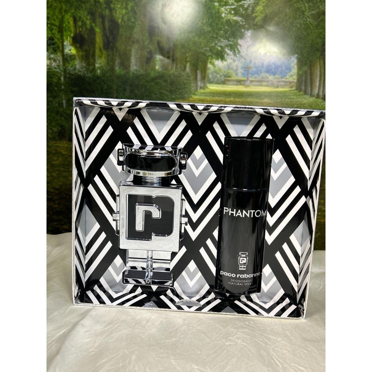 Paco Rabanne Phantom 100ML Edt Spray/ 150ML Deodorant Spray Gift Set