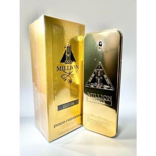 1 Million Elixir by Paco Rabanne Eau De Parfum 3.4 oz Spray Men