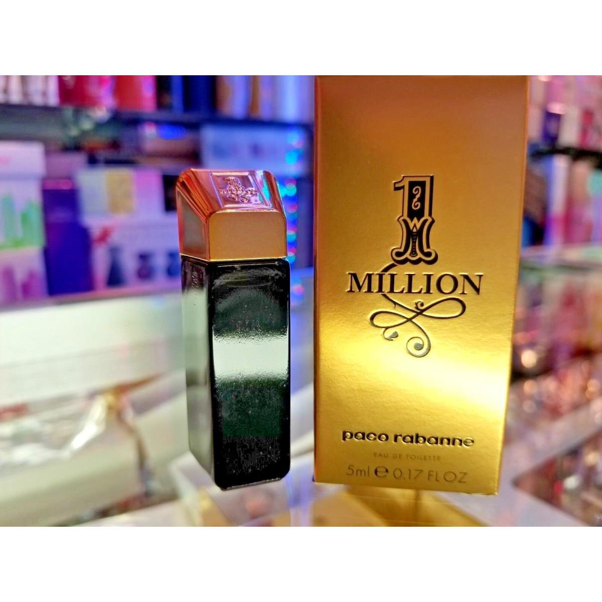 One Million by Paco Rabanne Mini 0.17 .17 oz 5 ml Eau De Toilette Splash