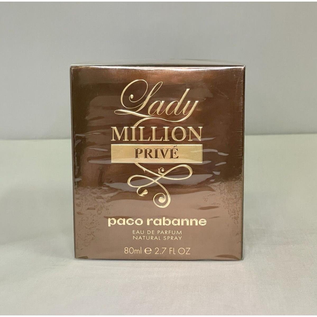 Lady Million Prive by Paco Rabanne Edp 2.7oz 80ml Spray For Women