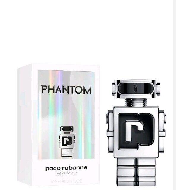 Box - Phantom by Paco Rabanne For Men Natural Spray Edt 3.4 oz 100 ml