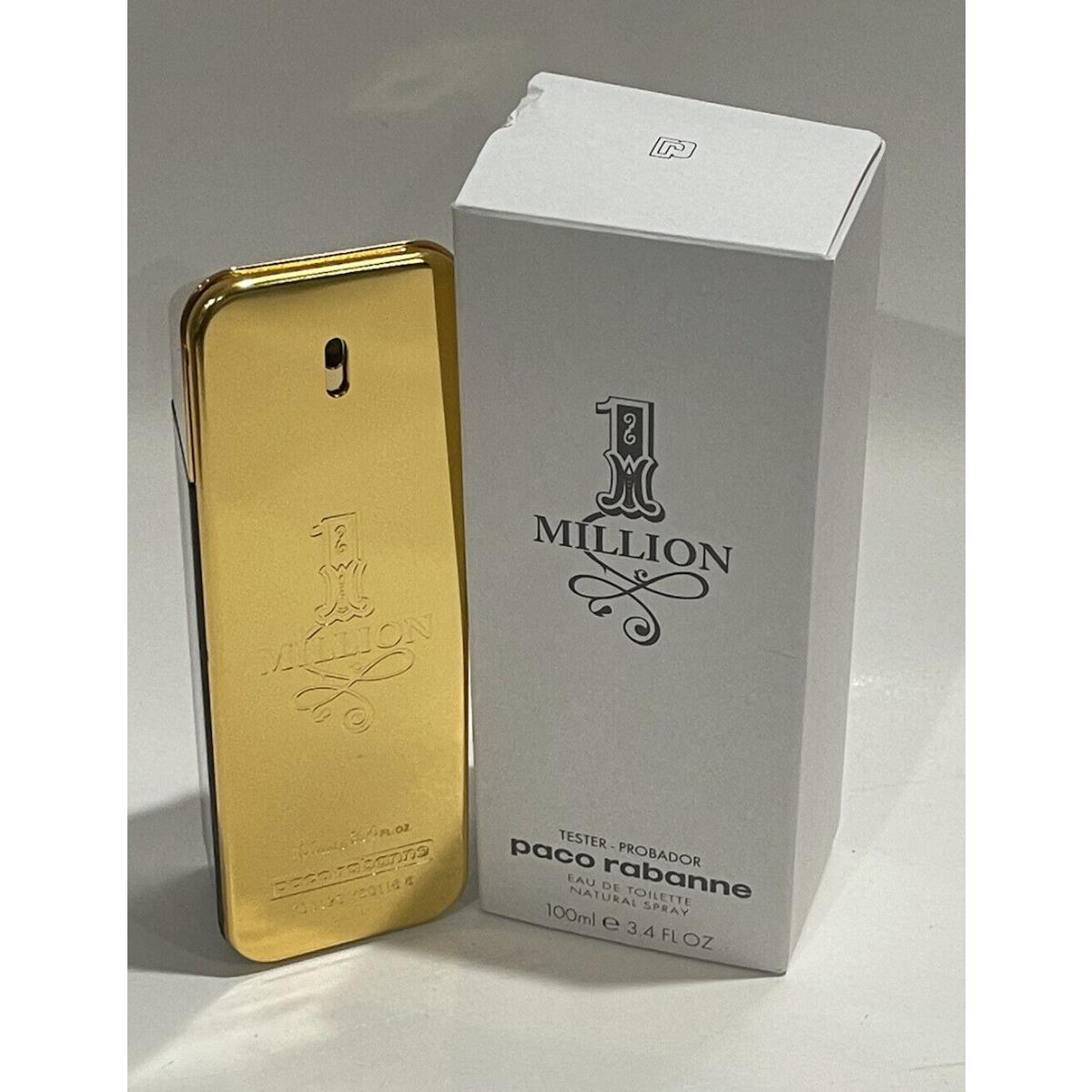 1 Million Paco Rabanne 3.4oz Edt Spray For Men In No Box