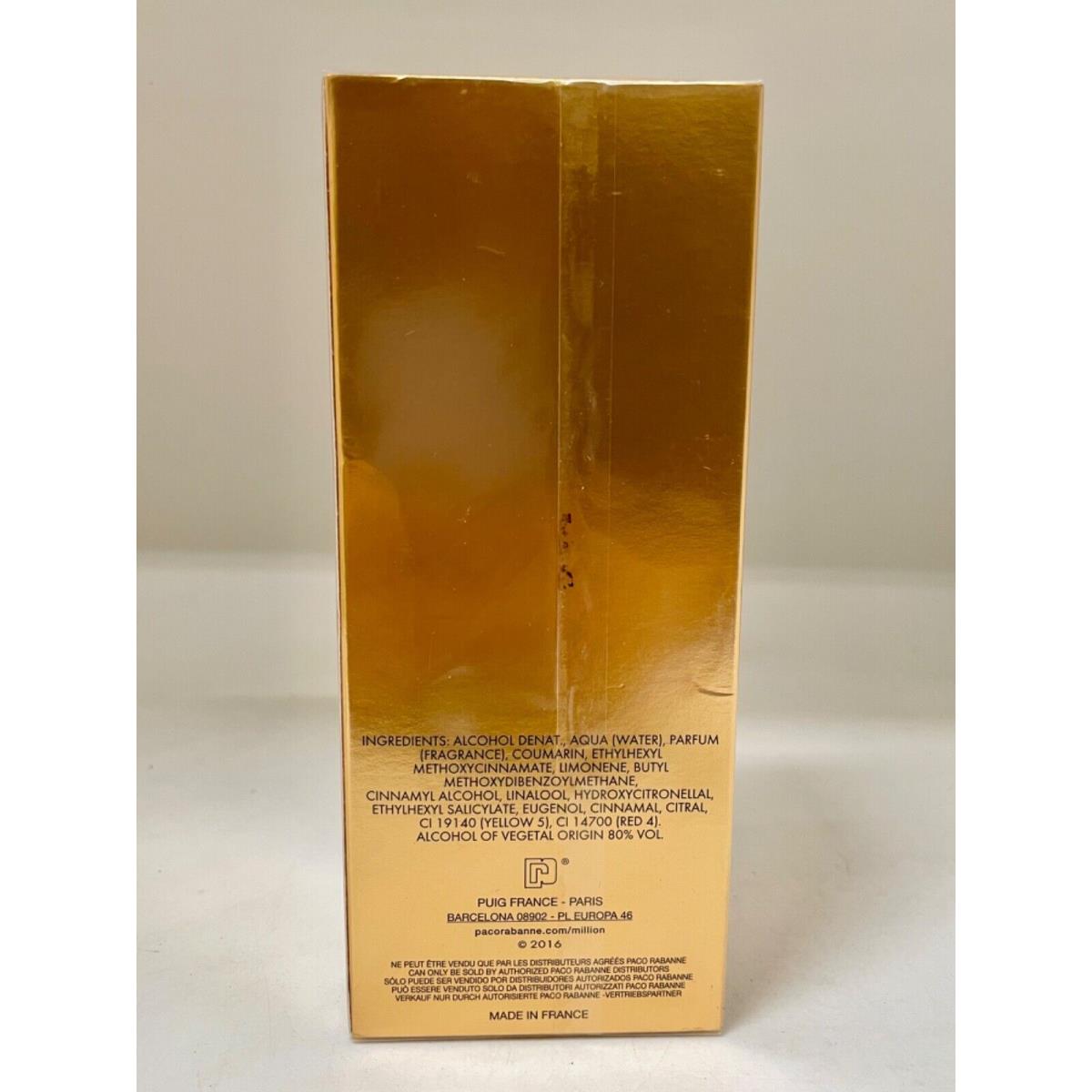 Paco Rabanne 1 Million Prive 3.4oz Edp Spray For Men Rare