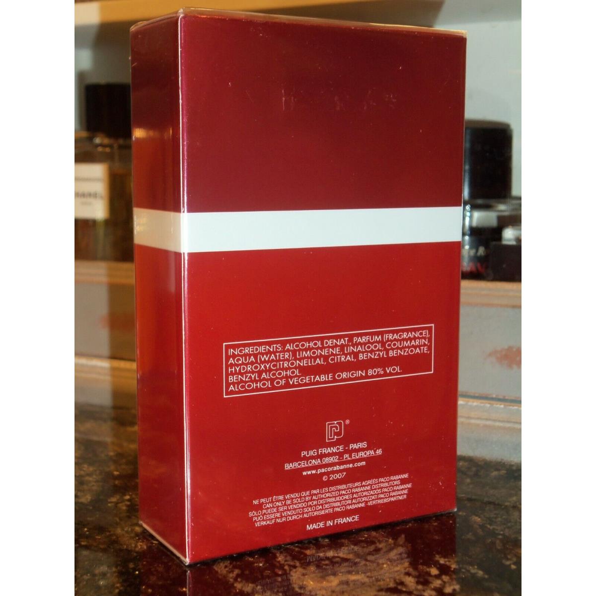 Paco Rabanne Ultrared Man Edt 100ML/3.4 oz