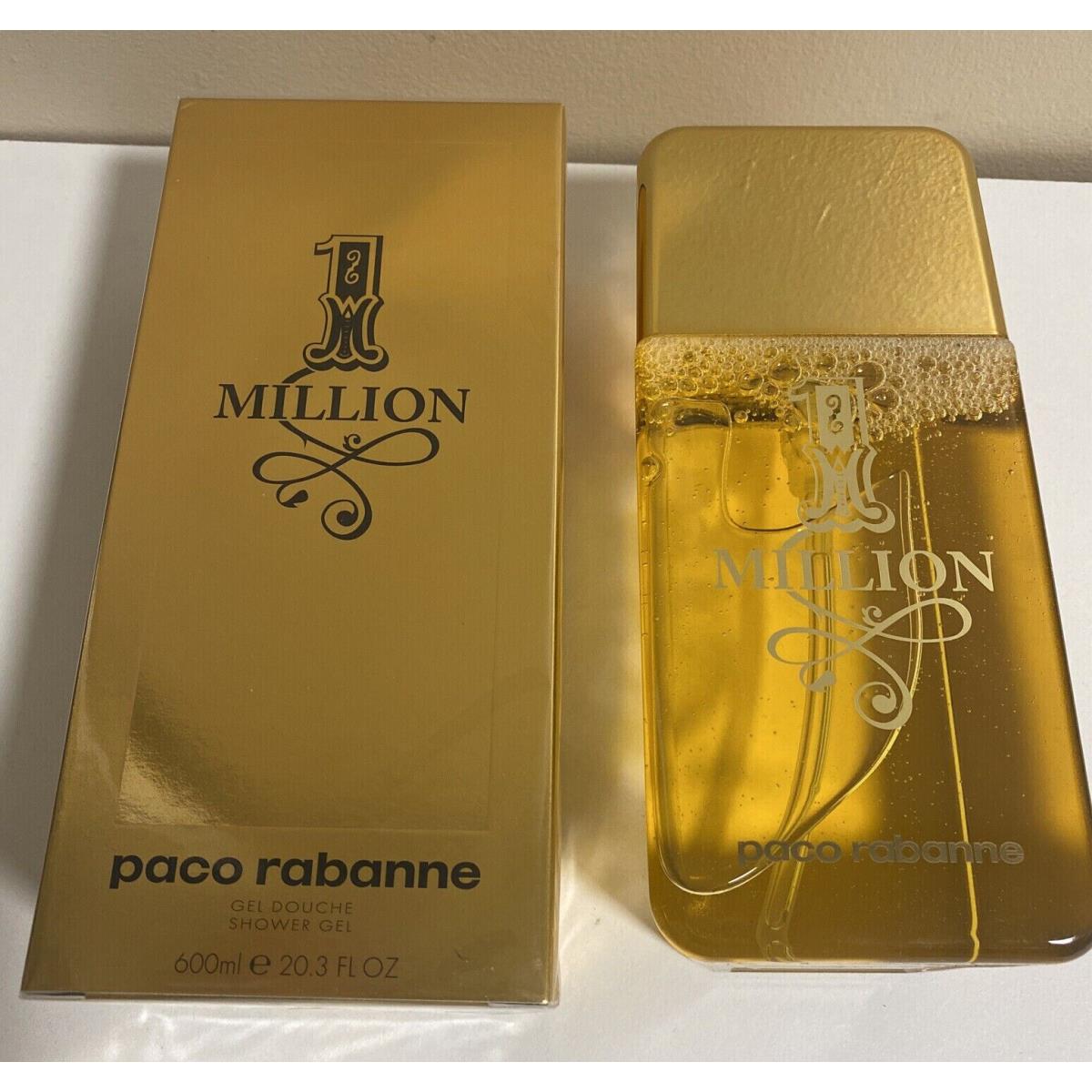 Paco Rabanne 1 Million Shower Gel Jumbo Size 600 ml 20.3 oz