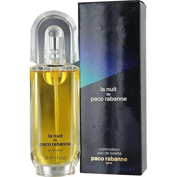 La Nuit de Paco Rabanne For Women 1 oz Eau De Toilette Spray Rare