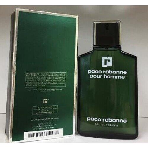 Paco Rabanne Men 3.4oz/100ml Edt Sp See Details