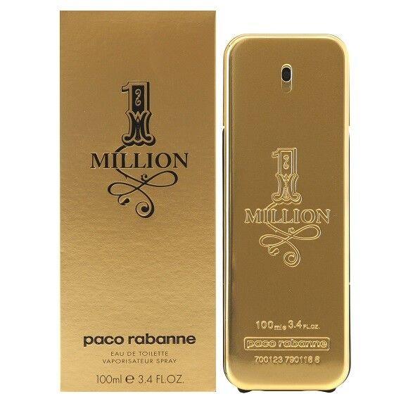 1 Million Paco Rabanne 3.4 oz / 100 ml Eau De Toilette Men Cologne Spray