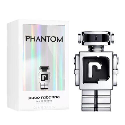 Phantom by Paco Rabanne 3.4 oz Edt Cologne For Men In Box