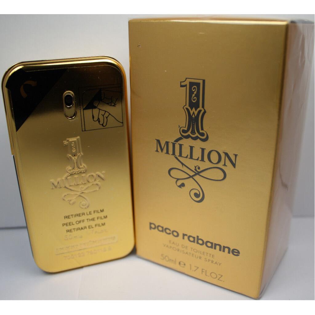 1 Million By Paco Rabanne 1.6/1.7oz. Edt Spray For Men