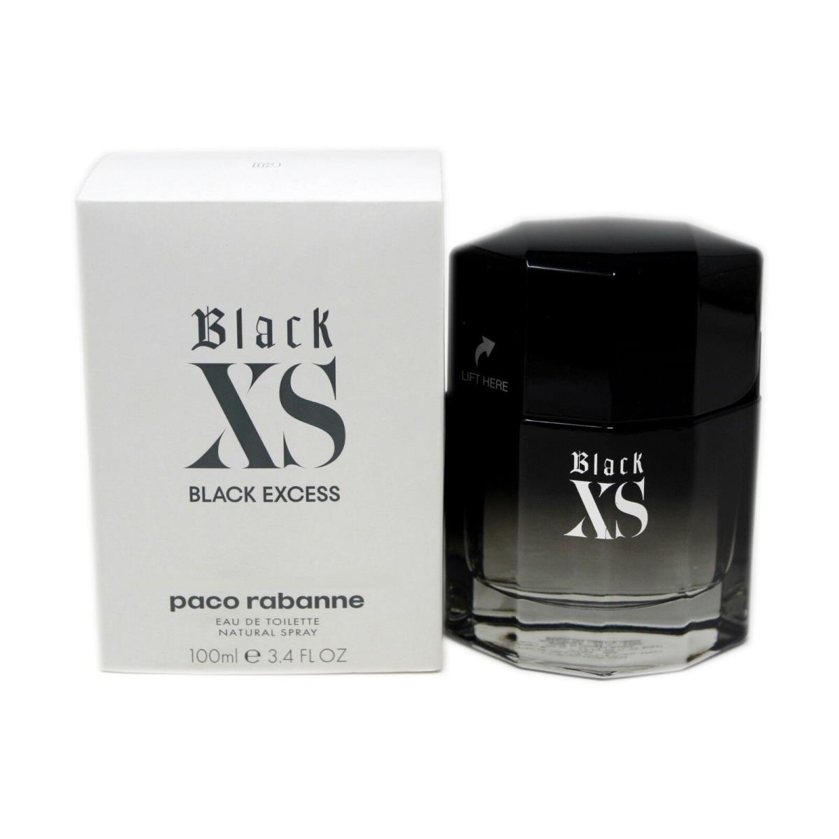 Paco Rabanne Black XS Black Excess Eau DE Toilette Spray 100 ML/3.4 Fl.oz. T