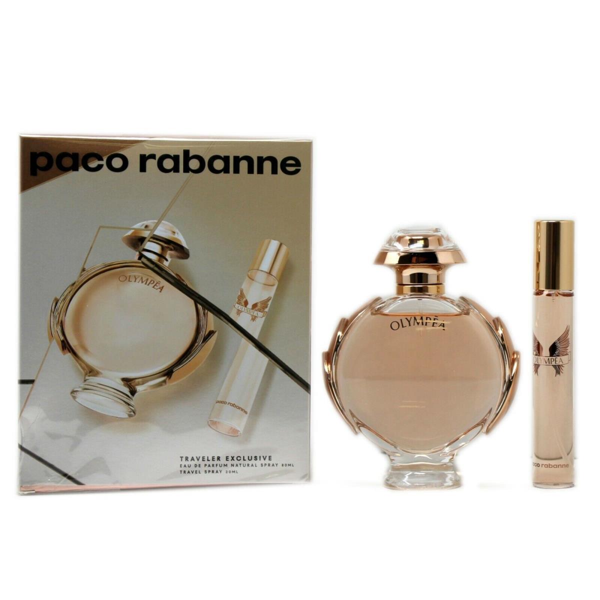 Paco Rabanne Olympea 2 Piece Travel Set Eau DE Parfum Spray 80ML