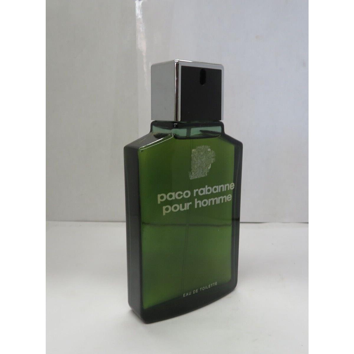 Paco Rabanne Pour Homme Eau De Toilette Spray 3.4 oz/100 ml Vintage Read Descr