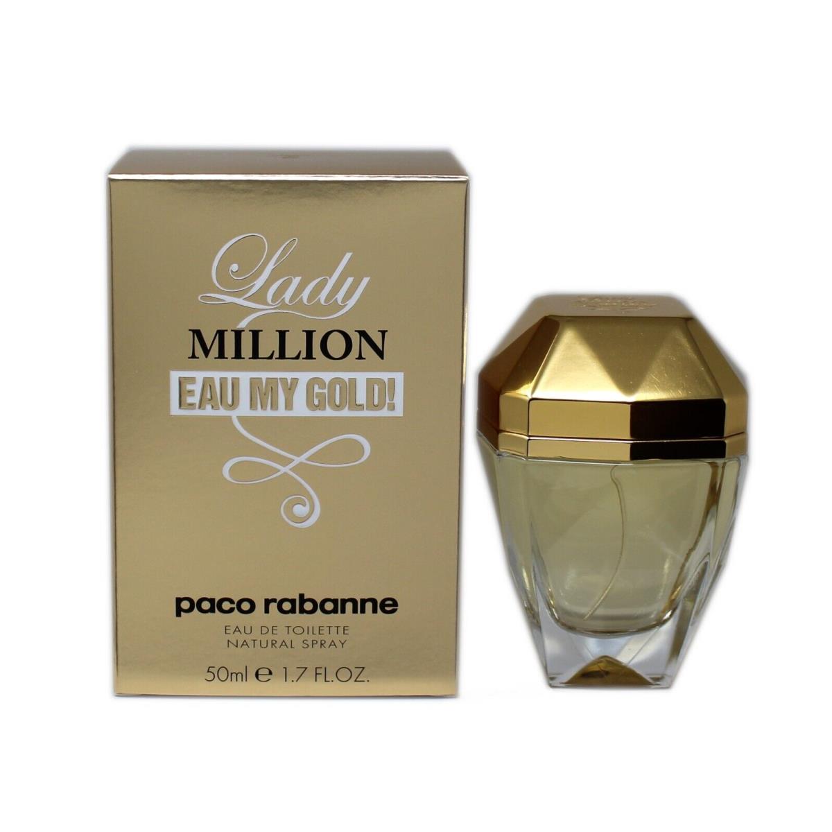 Paco Rabanne Lady Million Eau MY Gold Eau DE Toilette Natural Spray 50 ML/1.7 OZ