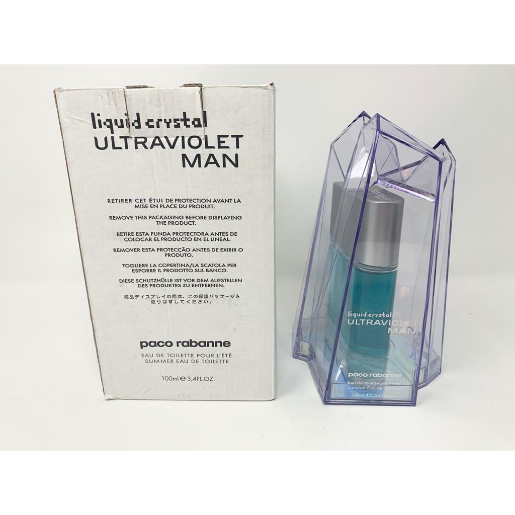 Paco Rabanne Liquid Crystal Ultraviolet Man 3.4 oz / 100 ml Edt Summer