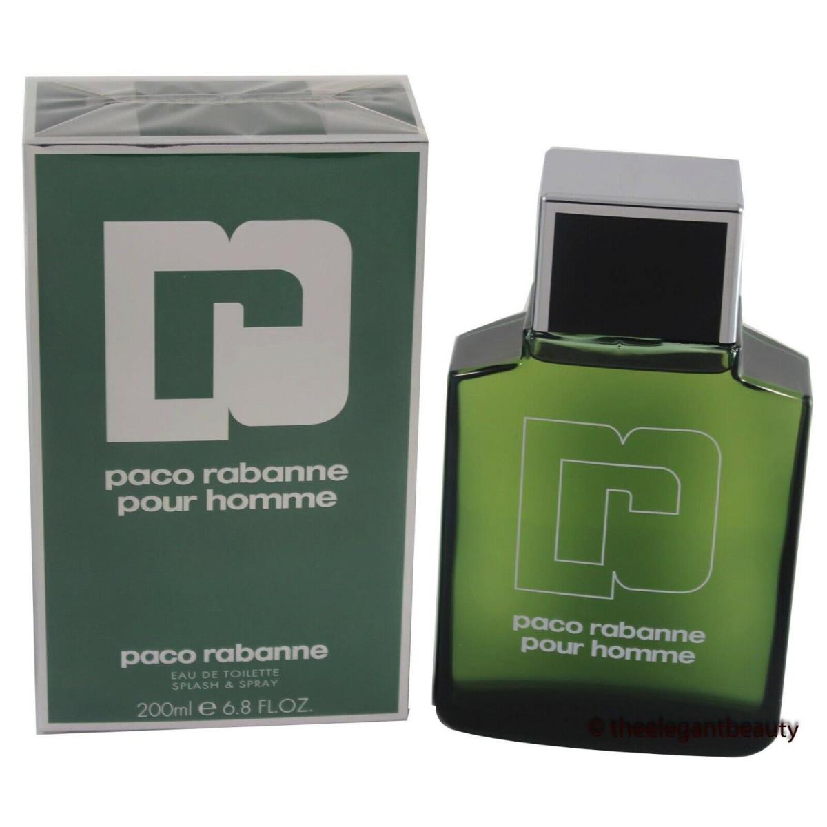 Paco Rabanne Pour Homme 6.7oz/200ml Edt Spray For Men