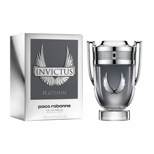 Invictus Platinum By Paco Rabanne 3.4 oz / 100 ml Eau de Toilette Spray For Men