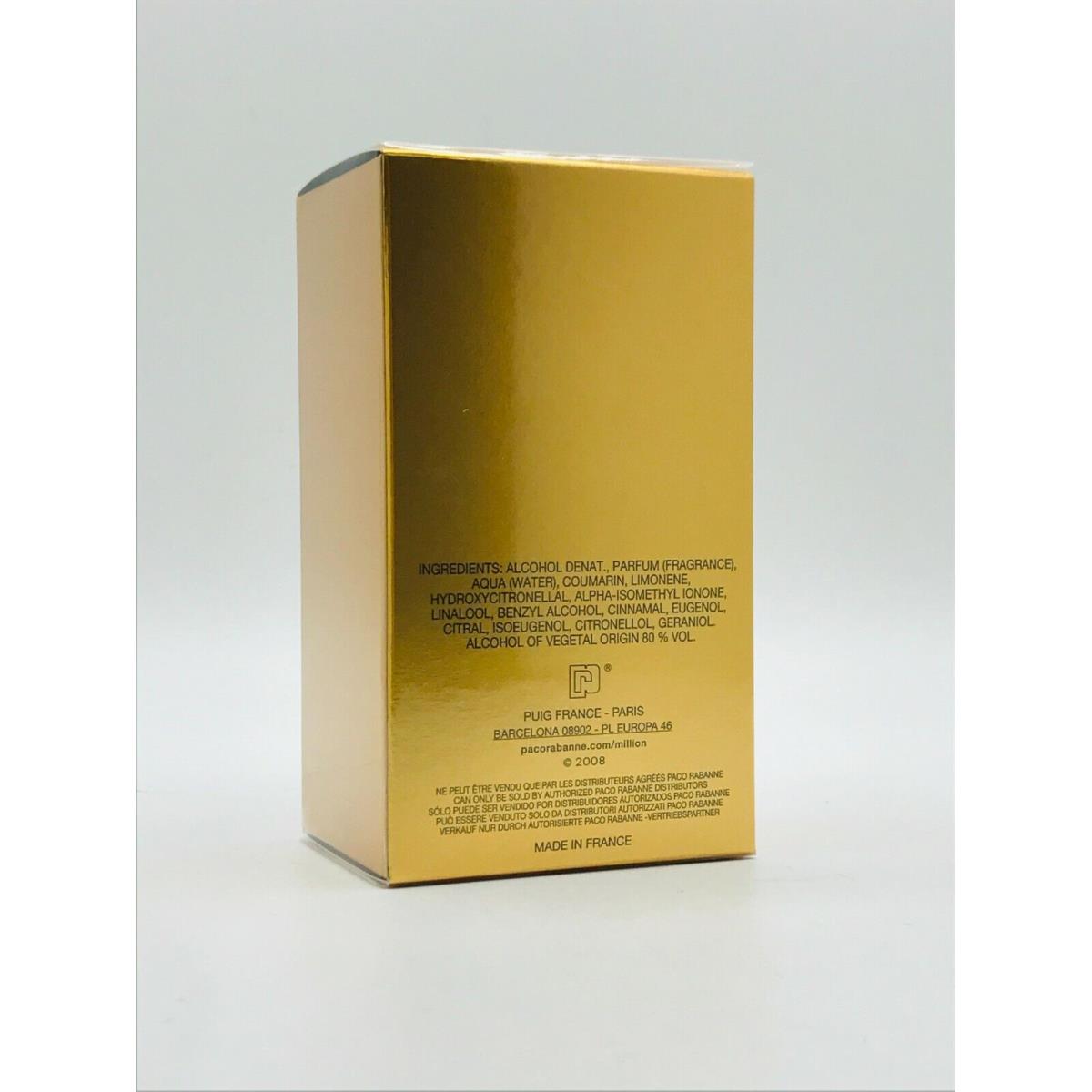 Paco Rabanne One Million Men Cologne Spray 1.7 oz