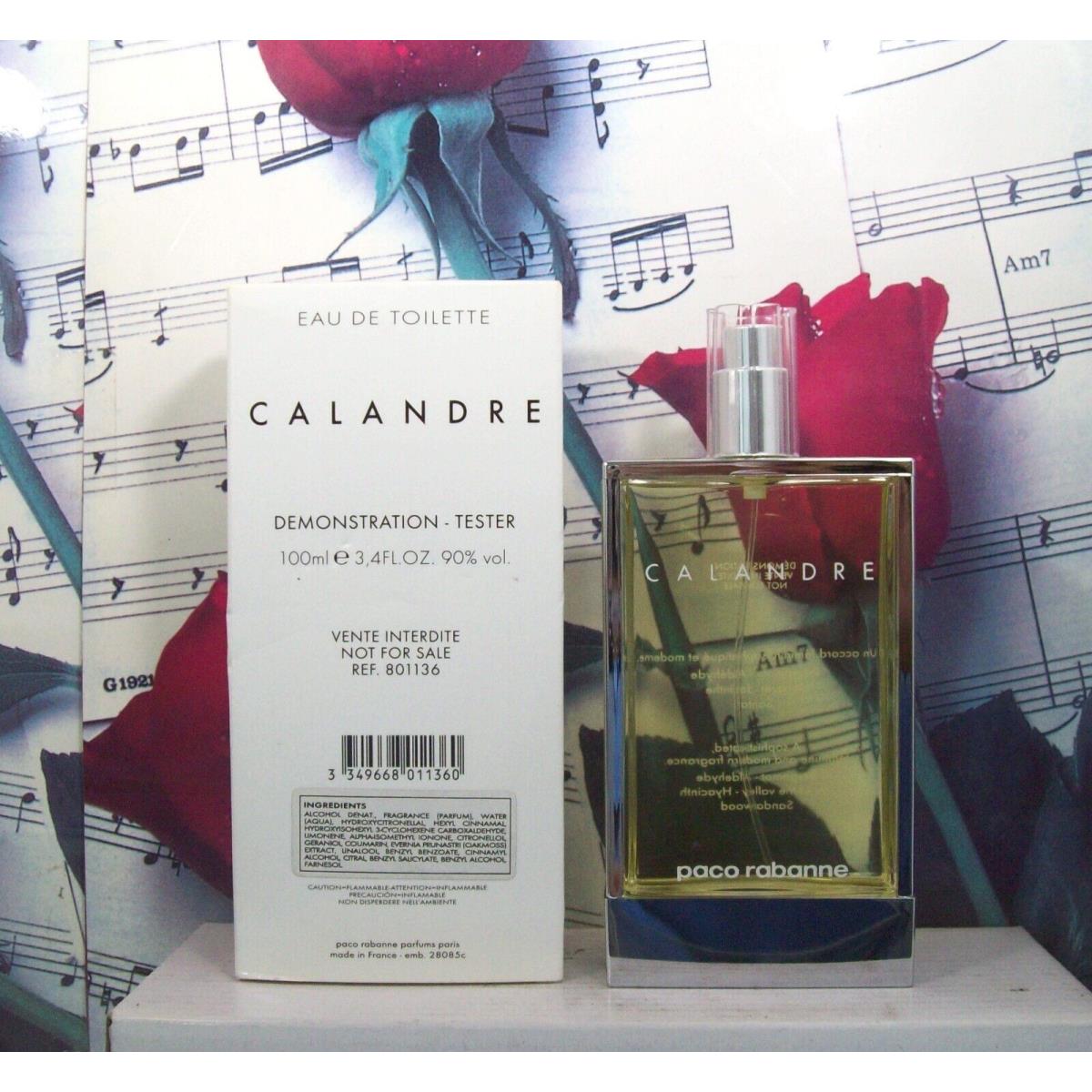 Paco Rabanne Calandre 3.4 Oz. Edt Spray. Vintage 5120 Ntwb