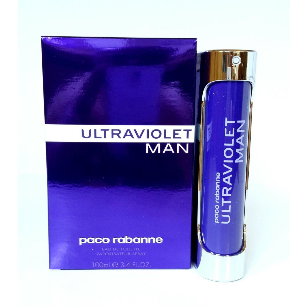 Paco Rabanne Ultraviolet 3.4OZ Edt Spray For Men